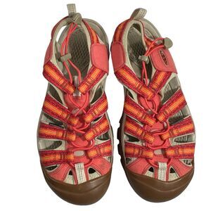 Keen Newport H2 Coral Safari Waterproof Anti Odor Sandals Women 10 Hiking‎ Shoes